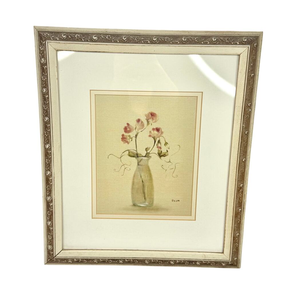 Vintage Cheri Blum French Country Glass Bottle Frames Art Print